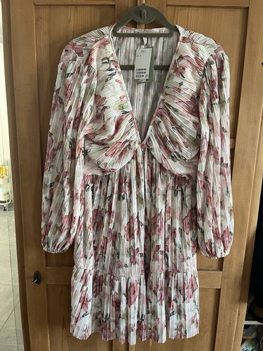 Plissee kleid neu - plissee, rosa